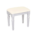 Scrivania da trucco di lusso con specchio rotondo, altezza regolabile, set da toeletta elegante, 4 cassetti e sgabello