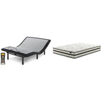  Chime 10 Inch Hybrid Black/White 2-Piece Mattress Package
