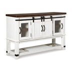 Credenza bianca per sala da pranzo