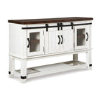 Credenza bianca per sala da pranzo