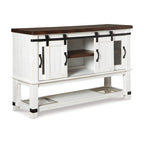 Credenza bianca per sala da pranzo