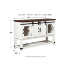 Credenza bianca per sala da pranzo