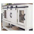 Credenza bianca per sala da pranzo