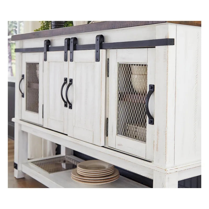 Credenza bianca per sala da pranzo