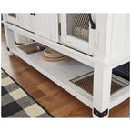 Credenza bianca per sala da pranzo