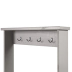Appendiabiti da ingresso in legno Corona grigio