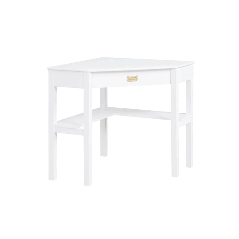 Scrivania ad angolo classica con cassetti