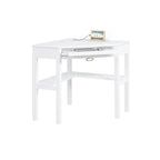 Scrivania ad angolo classica con cassetti