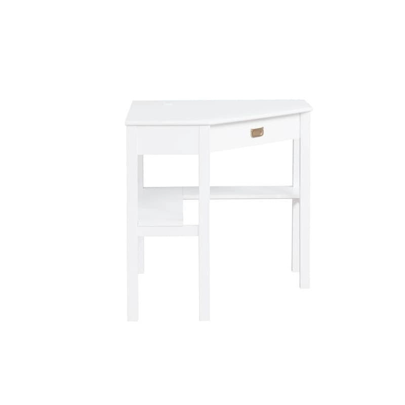 Scrivania ad angolo classica con cassetti