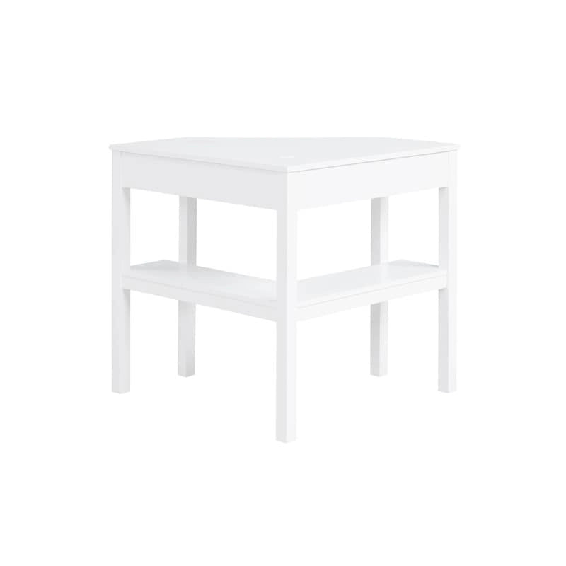 Scrivania ad angolo classica con cassetti