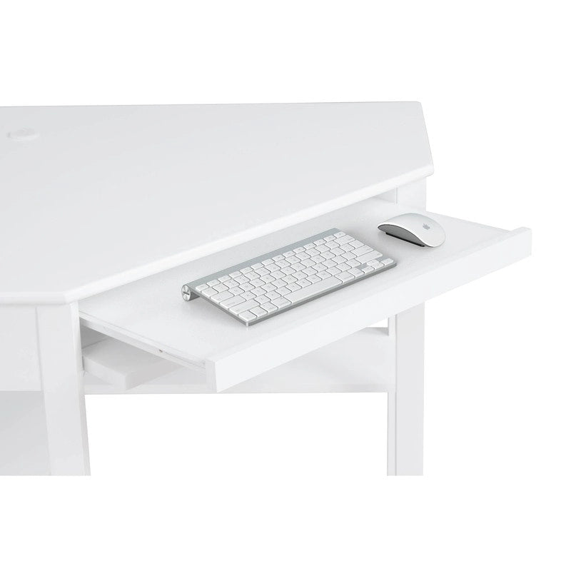 Scrivania ad angolo classica con cassetti