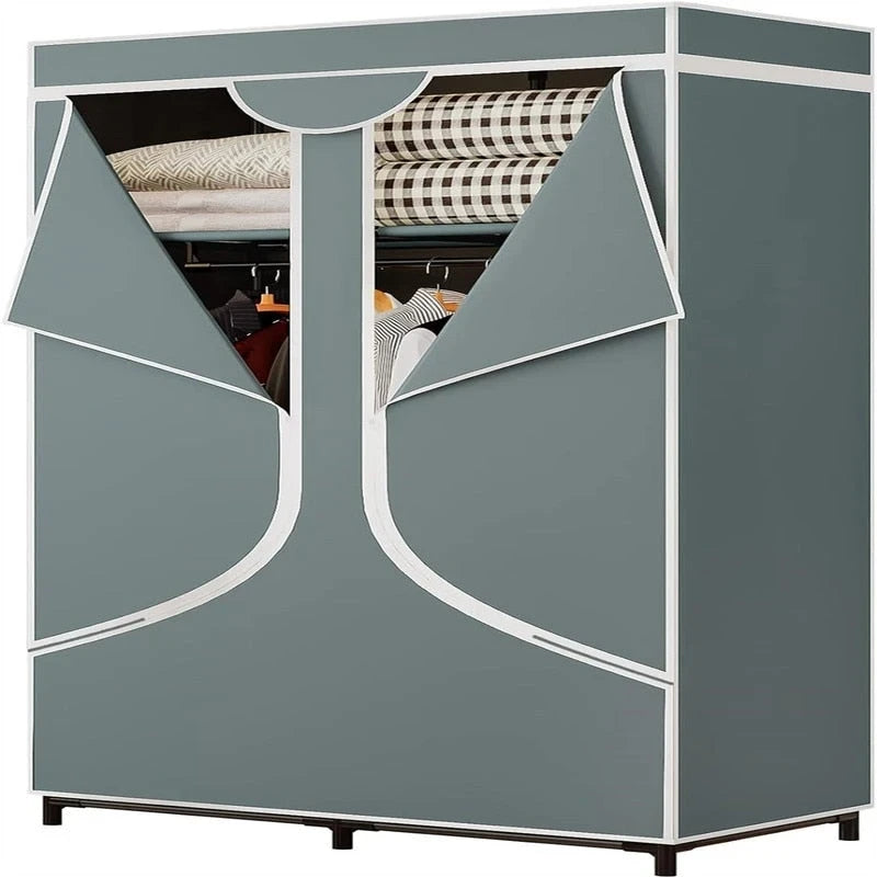 Armadio Portatile Guardaroba Organizzatore di Vestiti - 17.7P x 34.6L x 66.1A