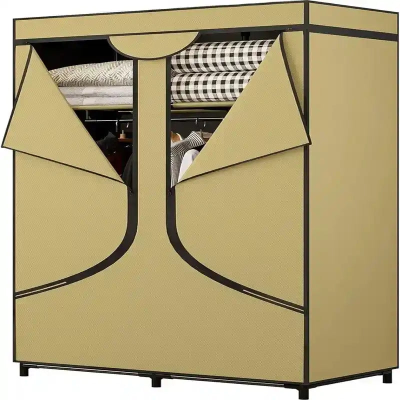 Armadio Portatile Guardaroba Organizzatore di Vestiti - 17.7P x 34.6L x 66.1A