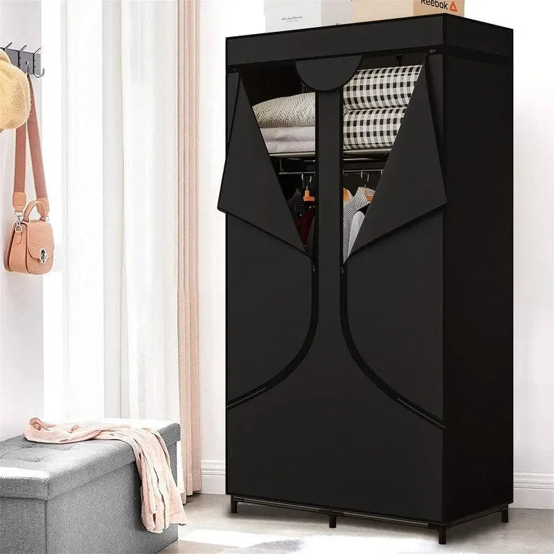 Armadio Portatile Guardaroba Organizzatore di Vestiti - 17.7P x 34.6L x 66.1A
