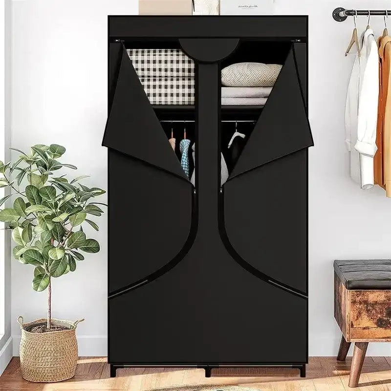 Armadio Portatile Guardaroba Organizzatore di Vestiti - 17.7P x 34.6L x 66.1A