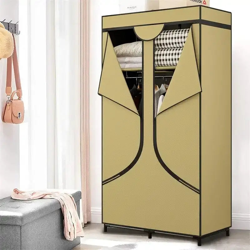 Armadio Portatile Guardaroba Organizzatore di Vestiti - 17.7P x 34.6L x 66.1A