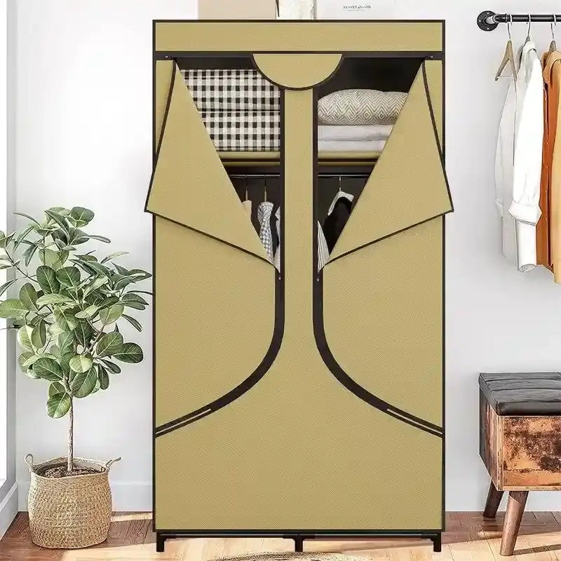 Armadio Portatile Guardaroba Organizzatore di Vestiti - 17.7P x 34.6L x 66.1A