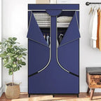 Armadio Portatile Guardaroba Organizzatore di Vestiti - 17.7P x 34.6L x 66.1A