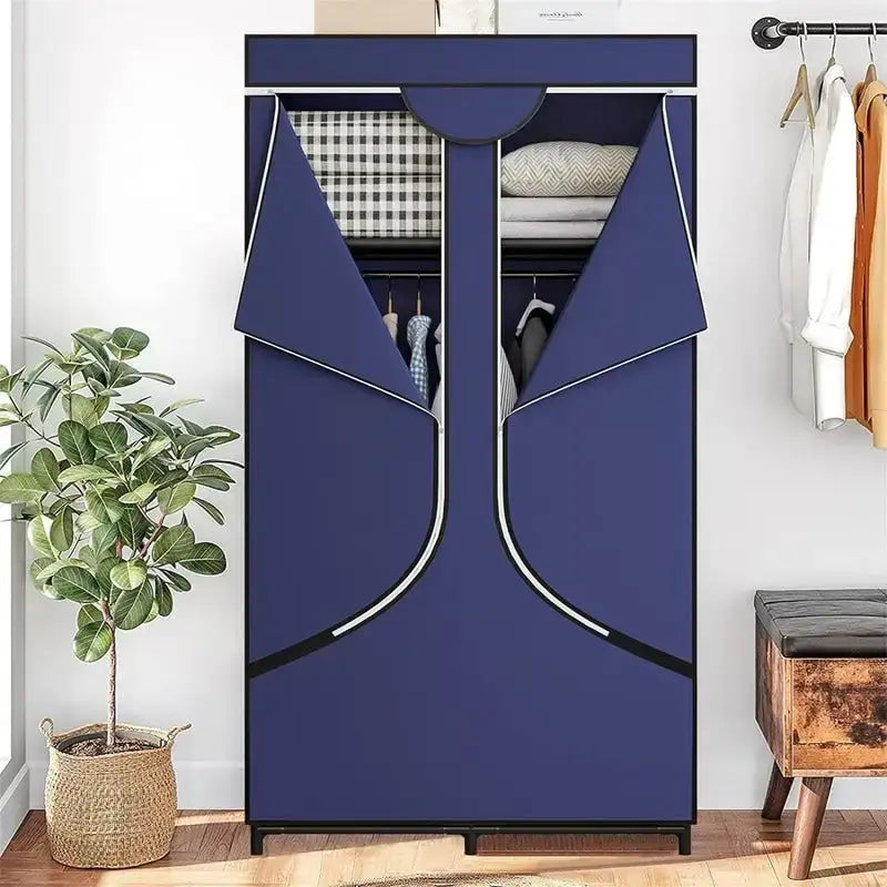 Armadio Portatile Guardaroba Organizzatore di Vestiti - 17.7P x 34.6L x 66.1A
