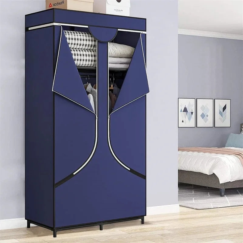 Armadio Portatile Guardaroba Organizzatore di Vestiti - 17.7P x 34.6L x 66.1A