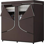 Armadio Portatile Guardaroba Organizzatore di Vestiti - 17.7P x 34.6L x 66.1A
