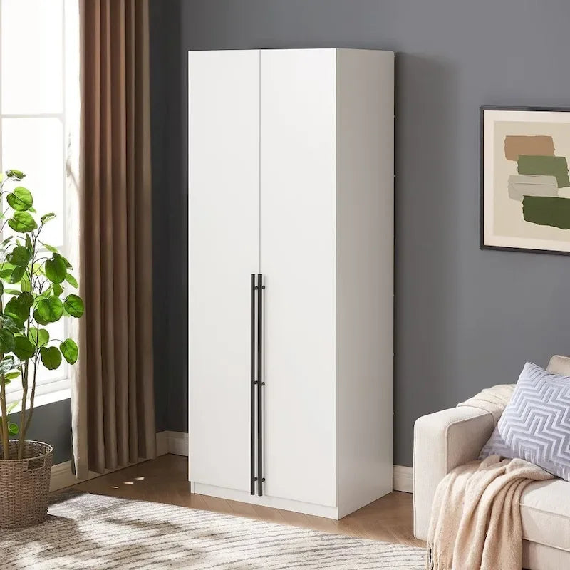  Lee Modern 1.0 Freestanding Wardrobe Closet Armoire