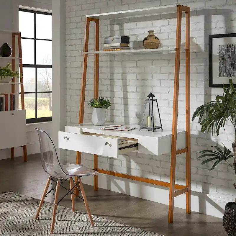 Lyvia 46 Wide Leaning/Ladder Desk by  Modern