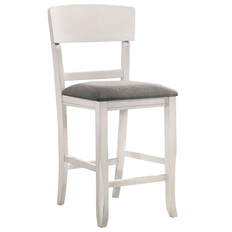 Sedia da bancone in legno con schienale curvo, set da 2 - 18,5 L x 20,5 P x 40 A