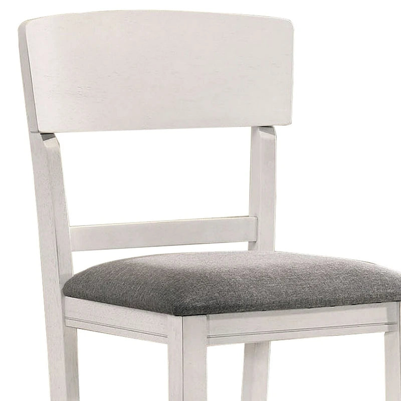Sedia da bancone in legno con schienale curvo, set da 2 - 18,5 L x 20,5 P x 40 A