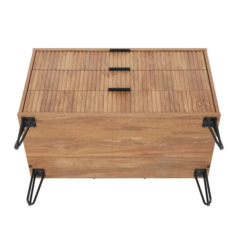 Set comò a 3 cassetti e comodino a 2 pezzi, stile moderno standard