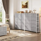 Comò alto per camera da letto con 12 cassetti