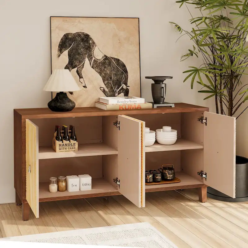 Credenza vintage a 4 ante