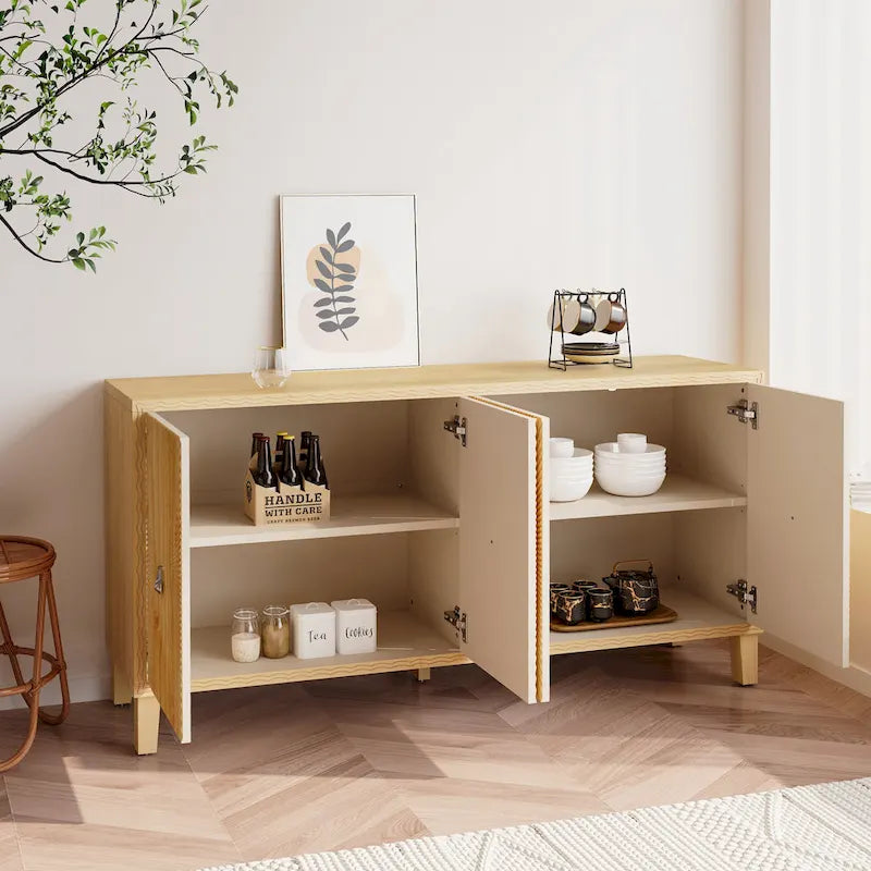 Credenza vintage a 4 ante