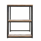 Scrivania in legno di recupero nero