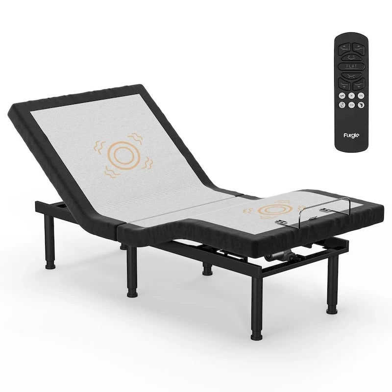 Base Letto Regolabile Massaggio Antistress Telecomando Senza Fili Motore Silenzioso