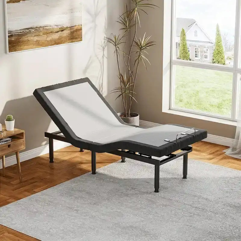 Base Letto Regolabile Massaggio Antistress Telecomando Senza Fili Motore Silenzioso